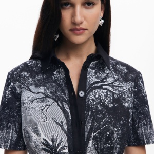 ROCHIE DESIGUAL VEST TROPIC LITOGRAPHY - Img 5