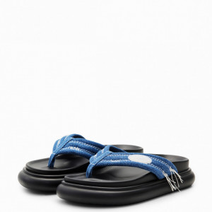 Slapi cu platforma DESIGUAL Shoes Boat Thong Den - Img 2
