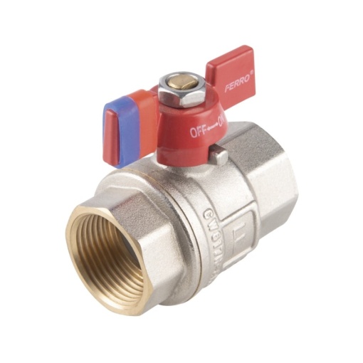 Robinet de trecere, cu sfera fluture pn30 mm 1 kfpm3 FERRO