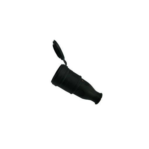 Priza cauciucata neagra 16a ip44 mf0012-86200 COMTEC