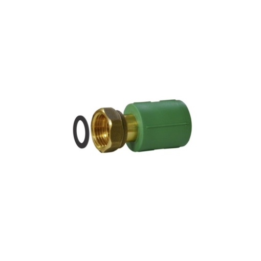 Racord semiolandez ppr, verde 20-3/4 fi randomkit VALROM