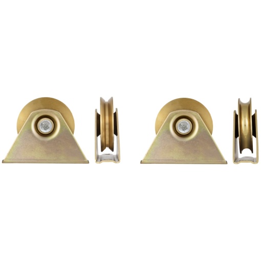 Roti, cu suport, exterior, cu rulment profil r otel zn d80 150kg 674200 EVOTOOLS
