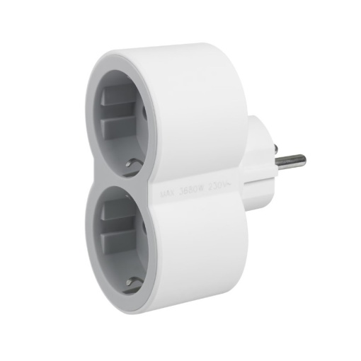 Stecher adaptor LEGRAND, alb 2 prize liniar cp l694516