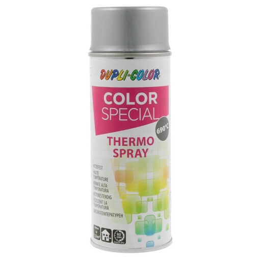 Vopsea spray rezistent la temperaturi 690c 400ml argintiu 307001 dupli-color