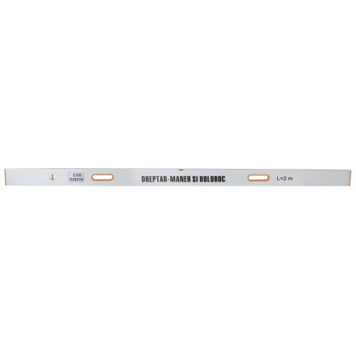 Dreptar doi indicatori+maner aluminiu 3m 626031 EVOTOOLS
