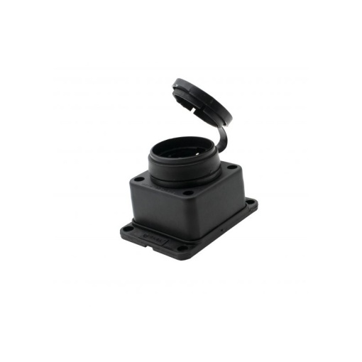 Priza cauciucata neagra aparenta 16a ip44 mf0012-86210 COMTEC