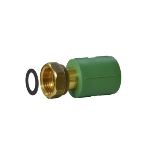 Racord semiolandez ppr, verde 25-3/4 fi randomkit VALROM