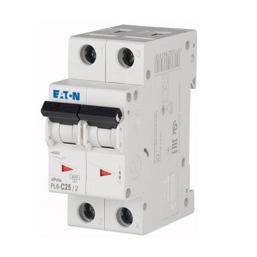 Siguranta 2p 25a pl4-c25/2 293144 / 286569 EATON