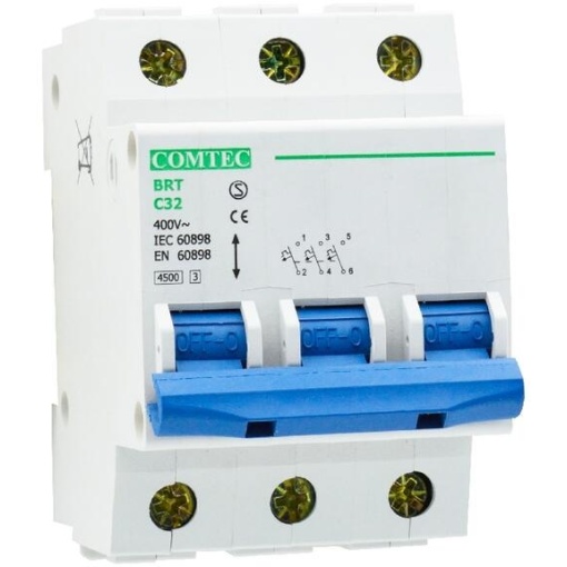 Siguranta 3p 6a c 4500a ka 230v mf0001-14626 COMTEC