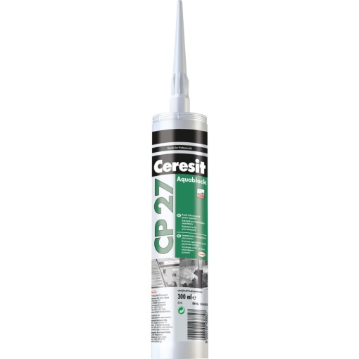 Silicon, pentru acoperis, gri bituminos 300ml cp27 aqua block 1062423 CERESIT HENKEL