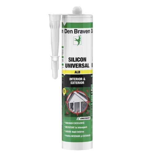 Silicon, universal, alb 280ml 12002208 DEN BRAVEN