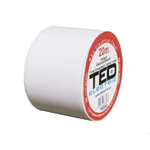 Banda electroizolatoare 20*50mm alba TED dz083736