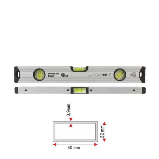 Nivela trei indicatori aluminiu 0.4m lt16551 LUMYTOOLS