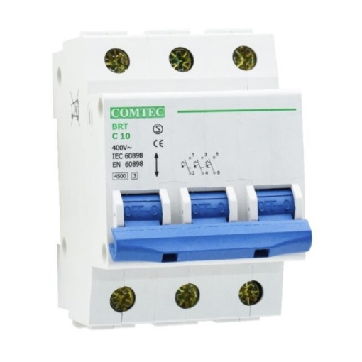 Siguranta 3p 10a c 4500a ka 230v mf0001-14627 COMTEC