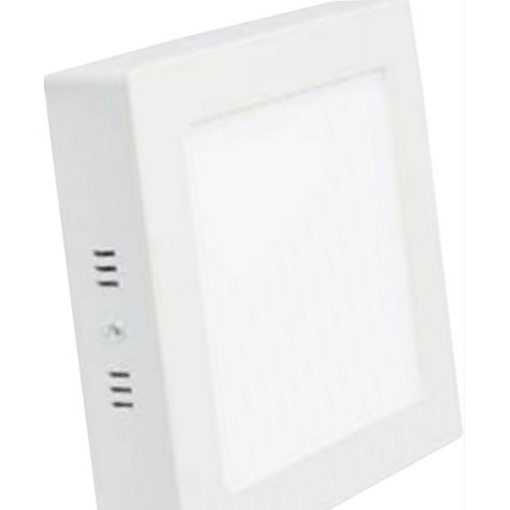 Spot led tip plafoniera aplicat patrat, alb 24w 6400k ip20 mf0011-00735 COMTEC