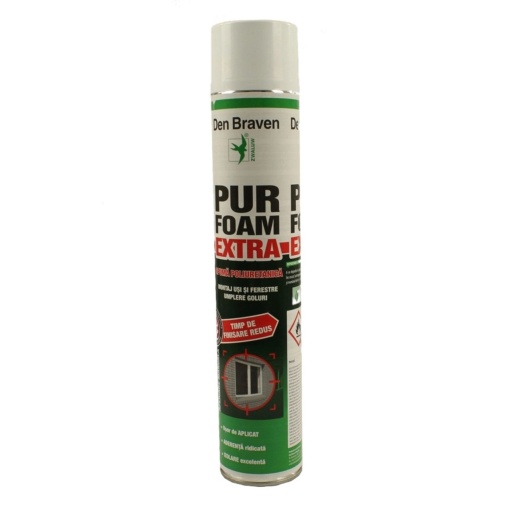 Spuma poliuretanica de vara pt constructii manuala 700ml pu369237 DEN BRAVEN