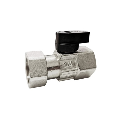 Robinet de trecere, cu sfera fluture olandez nedemontabil 3/4ff 3/4f rb-dg34ff
