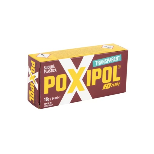 Adeziv de lipit bicomponent, universal 14ml transparent poxipol st02063