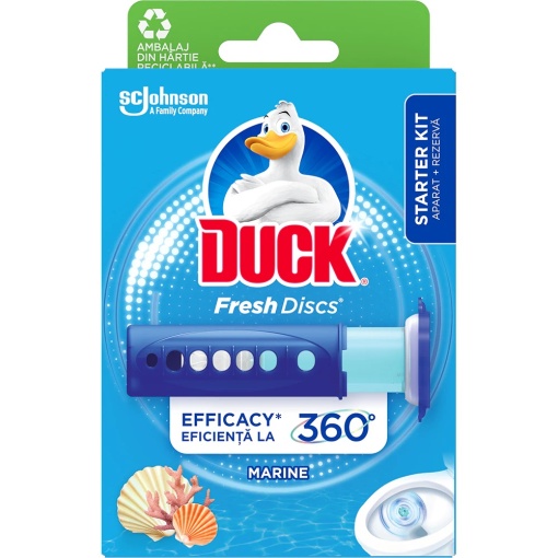 Odorizant wc 36ml fresh discs marine duck