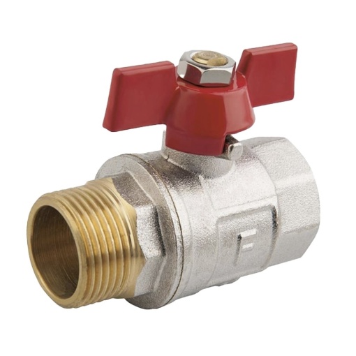 Robinet de trecere, cu sfera fluture pn30 mt 3/4 kfpm21 FERRO