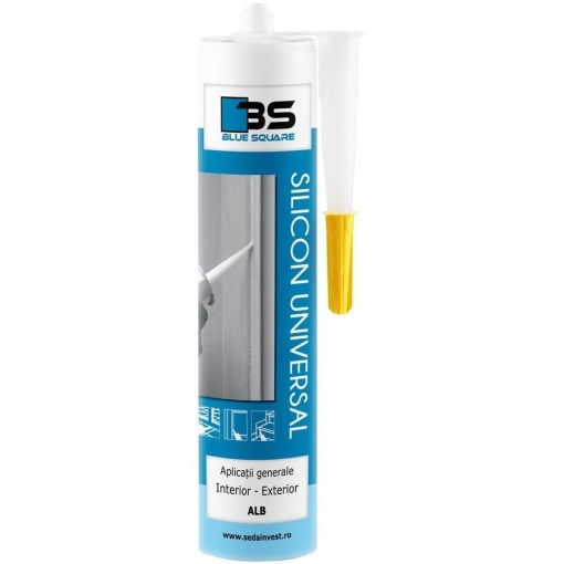 Silicon, universal transparent 280ml BLUE SQUARE