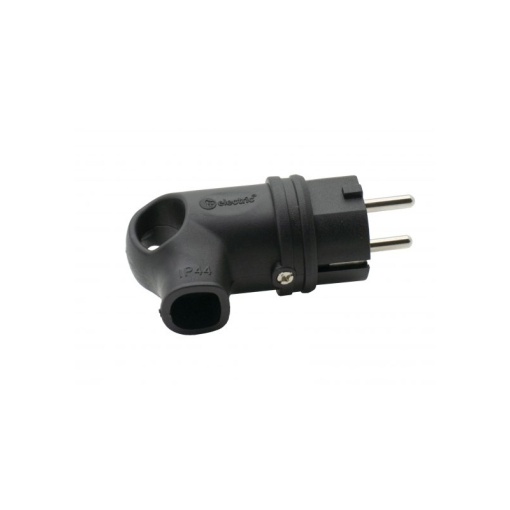 Stecher cauciucat, negru 16a ip44 iesire unghi mf0012-86150 COMTEC