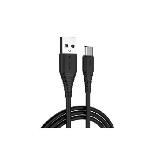 Cablu usb - usb type c 3a, negru gc-64t
