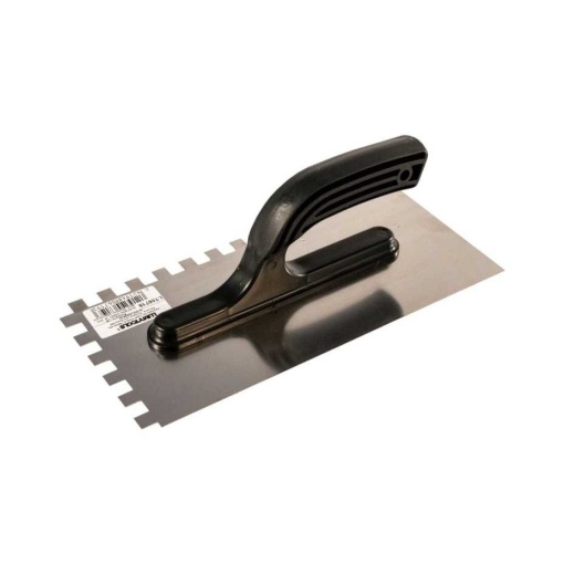 Gletiera zimtata inox 270mm*130mm zimti 10*10mm maner pvc lts lt06719 LUMYTOOLS