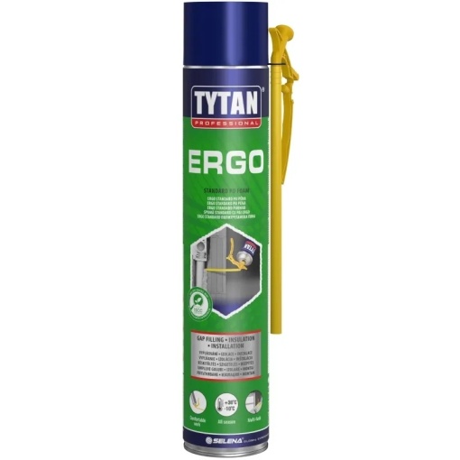 Spuma poliuretanica pt constructii 7500ml manuala tytan ergo green