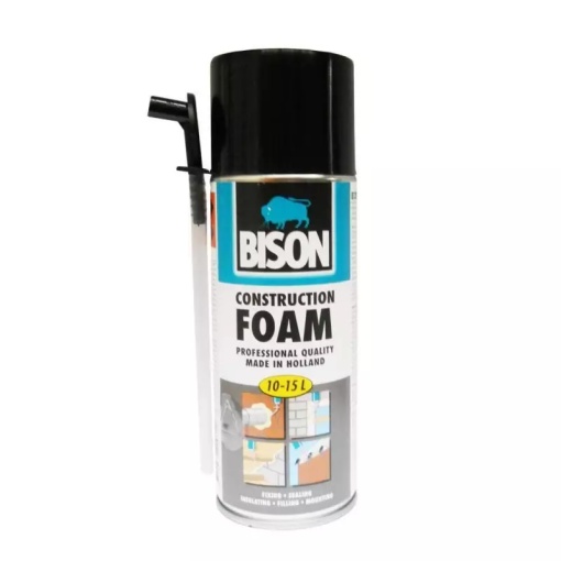Spuma poliuretanica de vara pt constructii manuala 300ml 451009 BISON