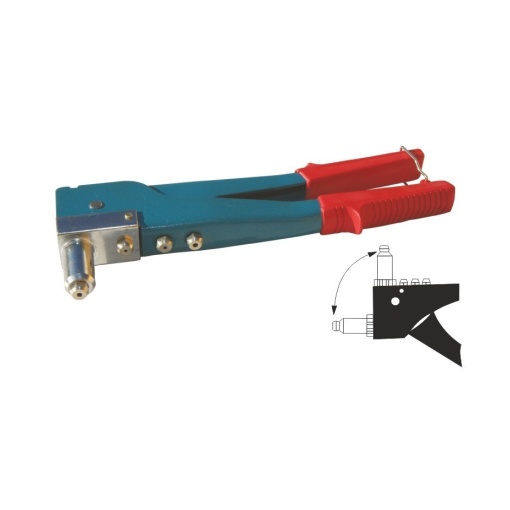 Cleste pentru batut nituri cu 4 duze (2.4/3.2/4/4.8) lt70110 profi LUMYTOOLS