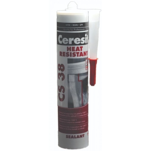 Silicon de temperatura, negru 300ml 1250c heat seal cs38 2113601 CERESIT HENKEL