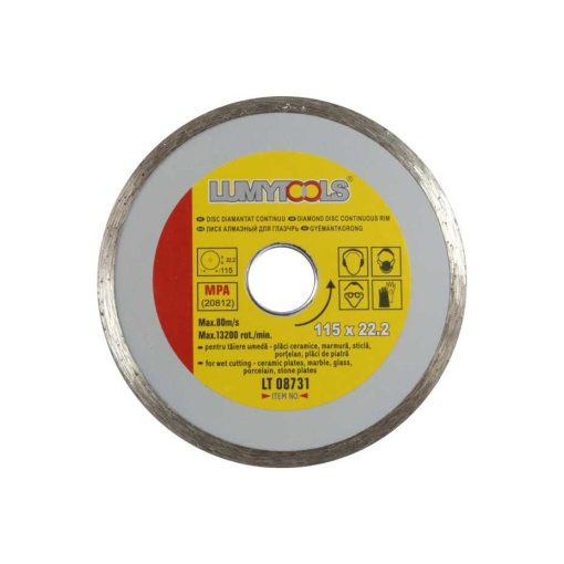 Disc diamantat continuu, universal 115mm lt08731 LUMYTOOLS