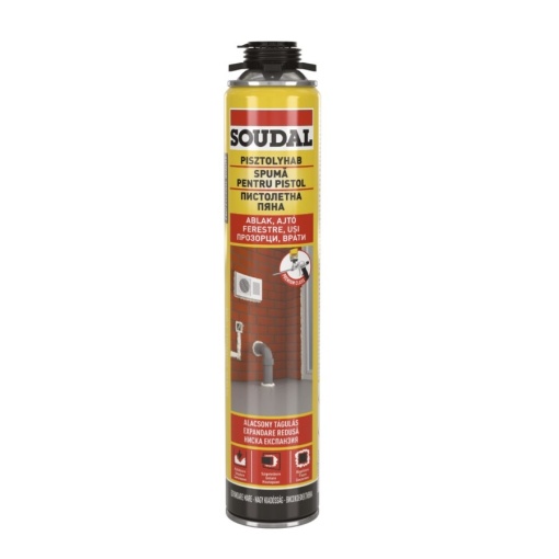 Spuma poliuretanica de vara pt constructii 750ml pistol 122880 SOUDAL