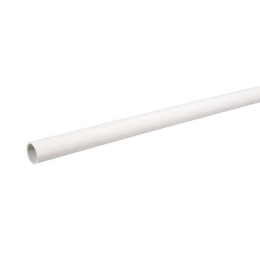Teava pvc #25 3 m, alb curent
