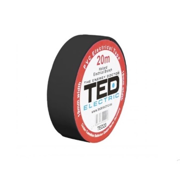 Banda electroizolatoare 20*19mm neagra TED dz086067