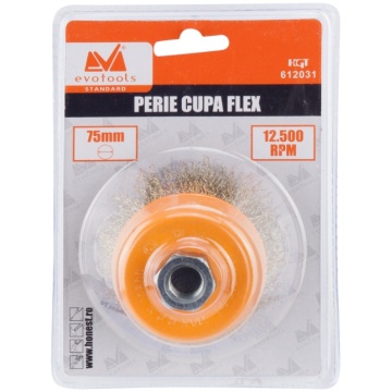 PERIE SARMA CUPA 100MM POLIZOR UNGHIULAR 612032 EVOTOOLS