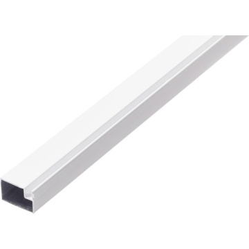 Profil aluminiu pt montarea plaselor de tantari, alb 3m