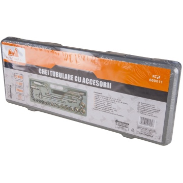SET CHEI TUBULARE CU ACCESORII 24 PCS 10-32 609011 EVOTOOLS