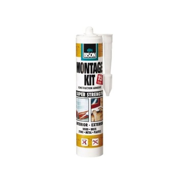 Silicon etansant, si adeziv bej 350g montagekit super strength 429001 BISON