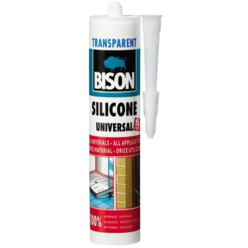 Silicon, universal transparent 280ml 423008 BISON