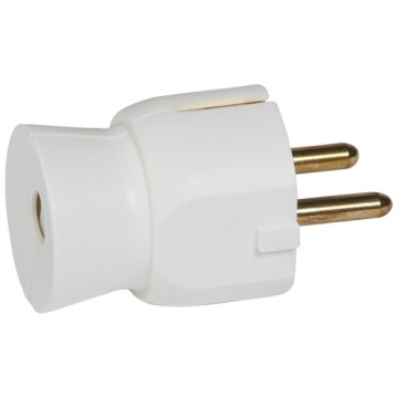 Stecher LEGRAND, alb, cu iesire spate cp 16a lg050315