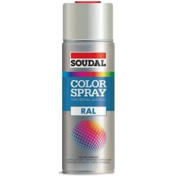 Vopsea spray acrilica 400ml aluminiu SOUDAL 155544