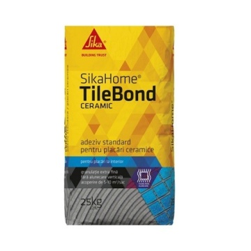 Adeziv, pentru placaje ceramice 25kg, interior SIKA tilebond ceramic