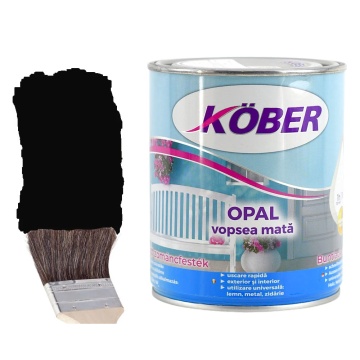 Alchidica mata 0.75l, negru opal KOBER