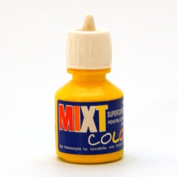 Colorant lavabila 25ml, galben 1002, interior mixt color