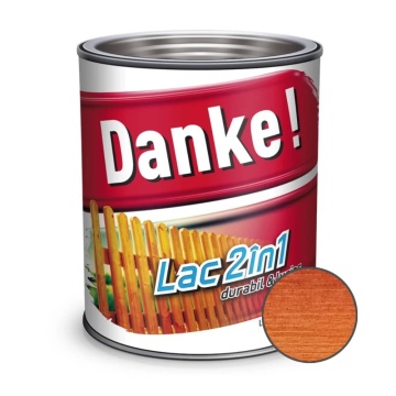 Lac, pentru lemn DANKE 2in1 mahon 0.75l