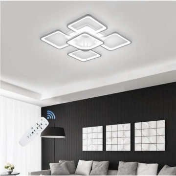Lustra led hebe 104w 5 brate patrate 3 culori dl75l055