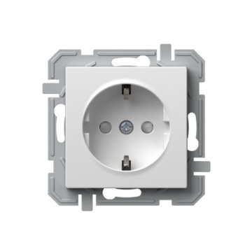 Priza simpla schuko 2p+e 16a 250v, negru LOGIQ TEM-vq10bkxo-u