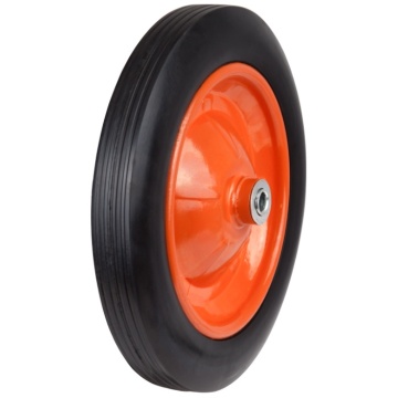 Roata plina, pentru roaba, cu janta metalica 628012 EVOTOOLS